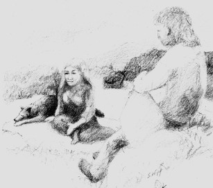 Solie mit Atair und Merak