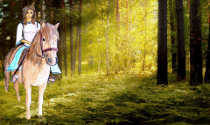 Adhara mit Pferd